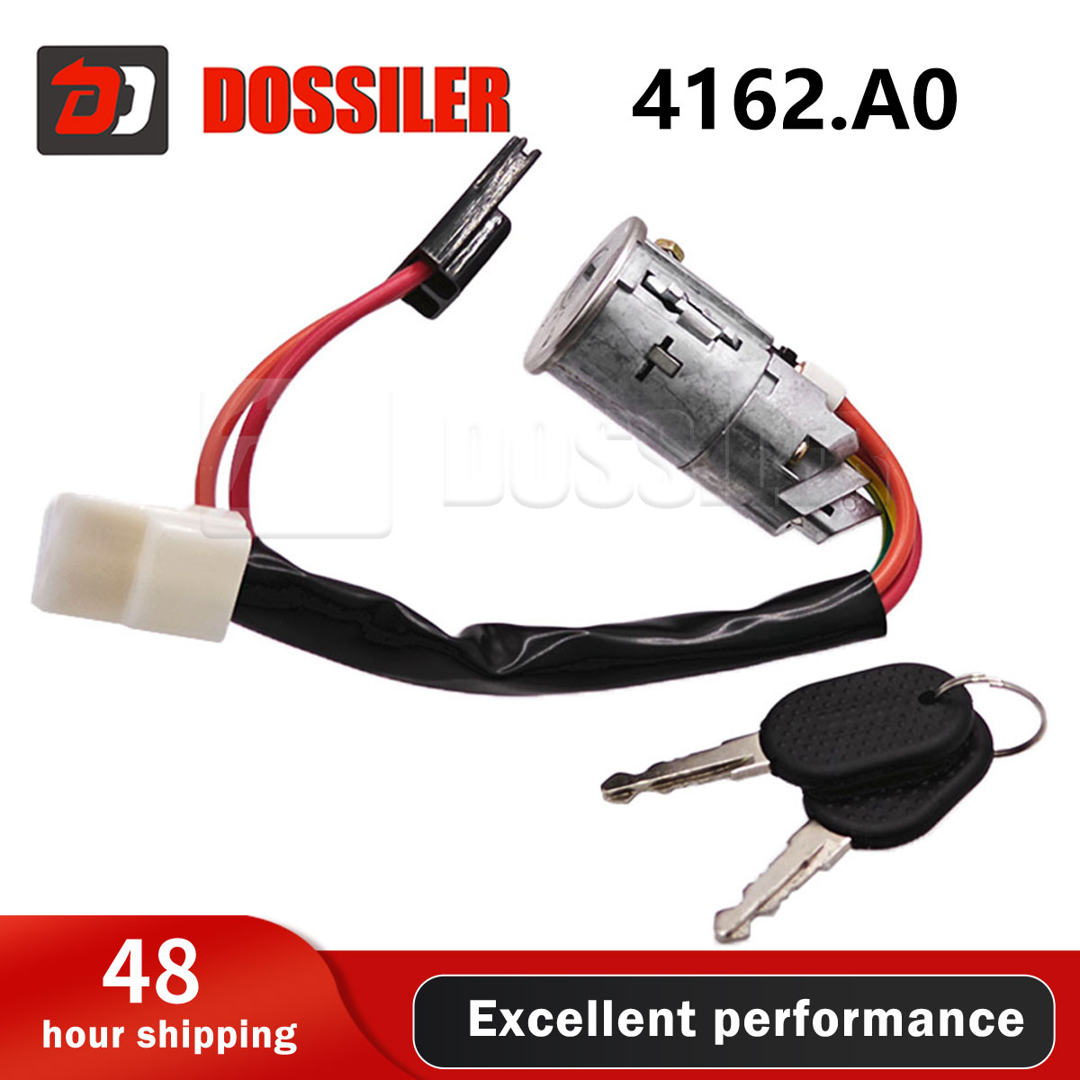 4162.A0 Dossiler 点火スイッチロックバレルシリンダー キー付き プジョー 306 1993 1994 1995 1996 1997 1998 1999 2000 2001 416