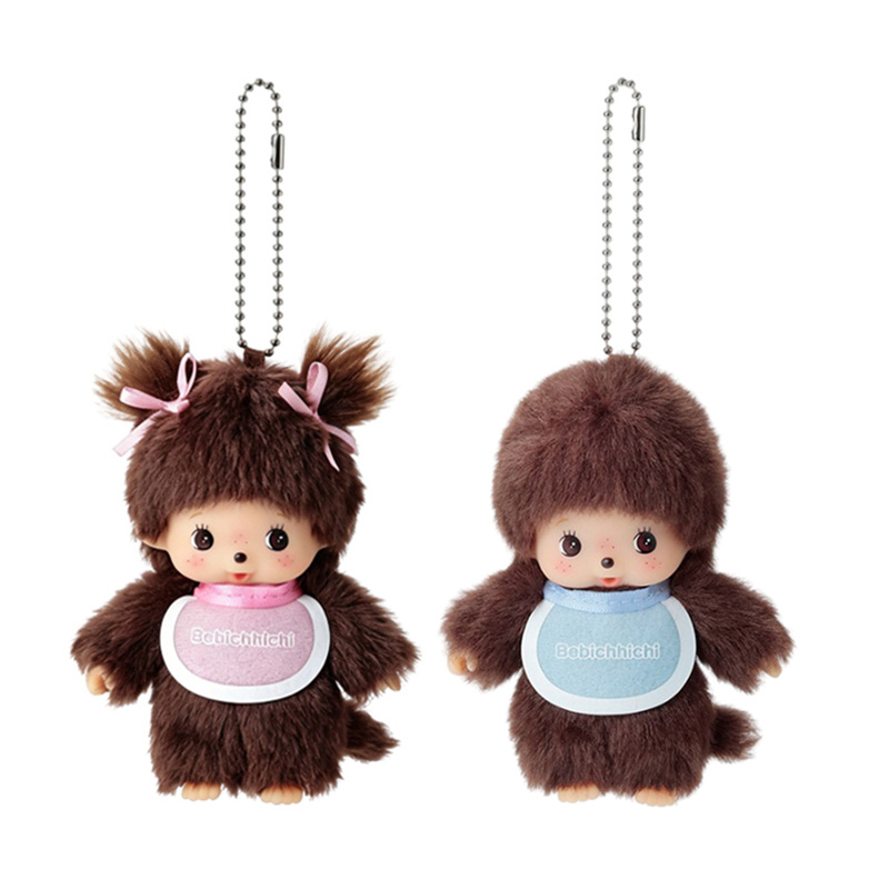 2026 New Monchhichi Baby Doll Keychain Cartoon Monkiki Pendant Cute Monchichi Keychains for Bag Backpack Charms モンチッチ
