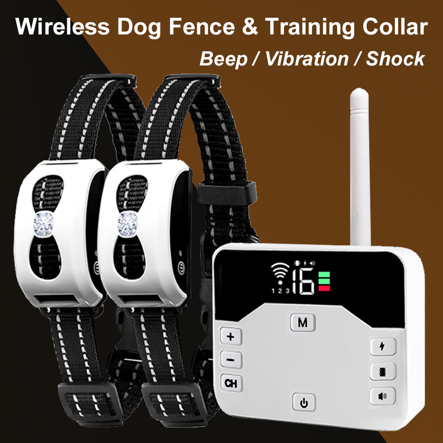 2 IN 1 ワイヤレス電子犬柵システム