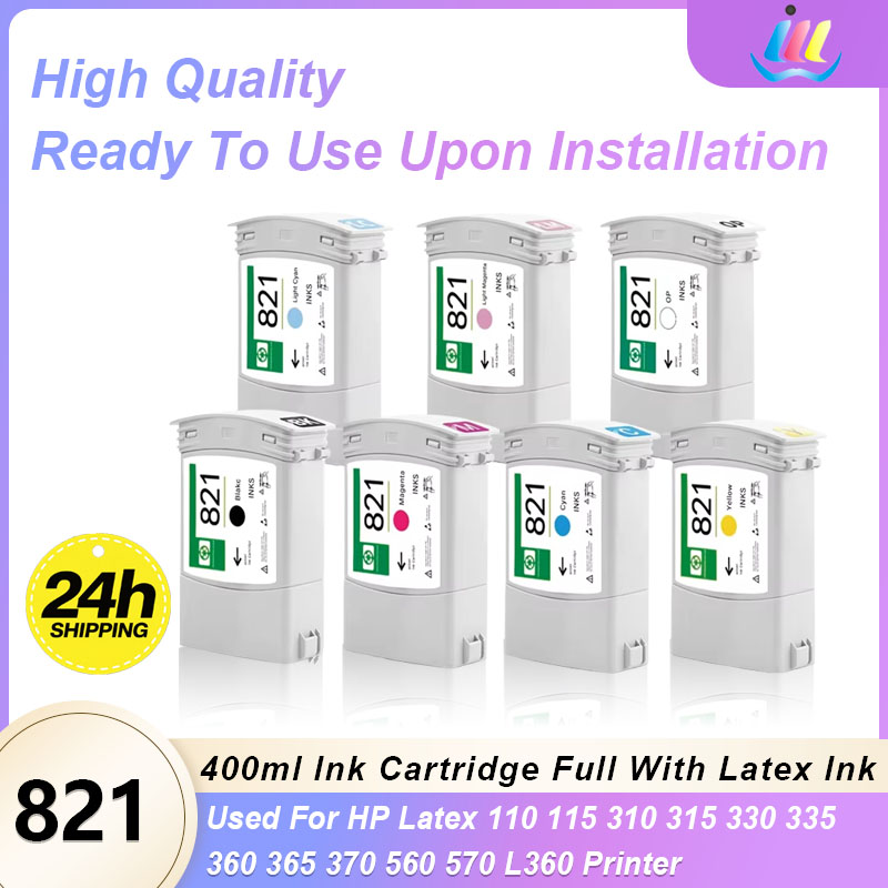 821 821A 互換性ラテックスインクカートリッジ HP ラテックス 110 115 310 315 330 335 360 365 370 560 プリンタ
