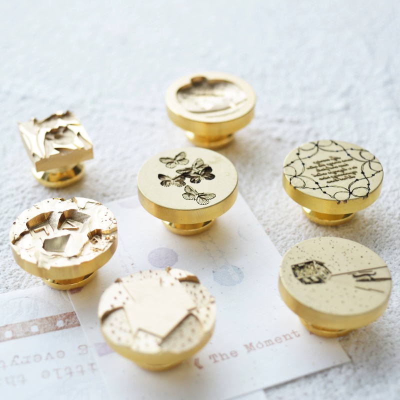 3Dレトロワックスペイントシールスタンプ夏/氷/スイカ/結婚式銅製ヘッド封筒結婚式招待状スクラップブッキングギフト
