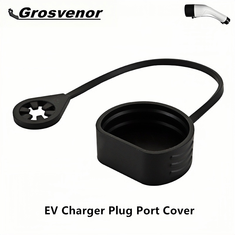 EV 充電器プラグポートカバータイプ 2 プラグ保護カバー EV 充電ステーション用ホルスター EVSE コネクタ交換用ダストキャップ