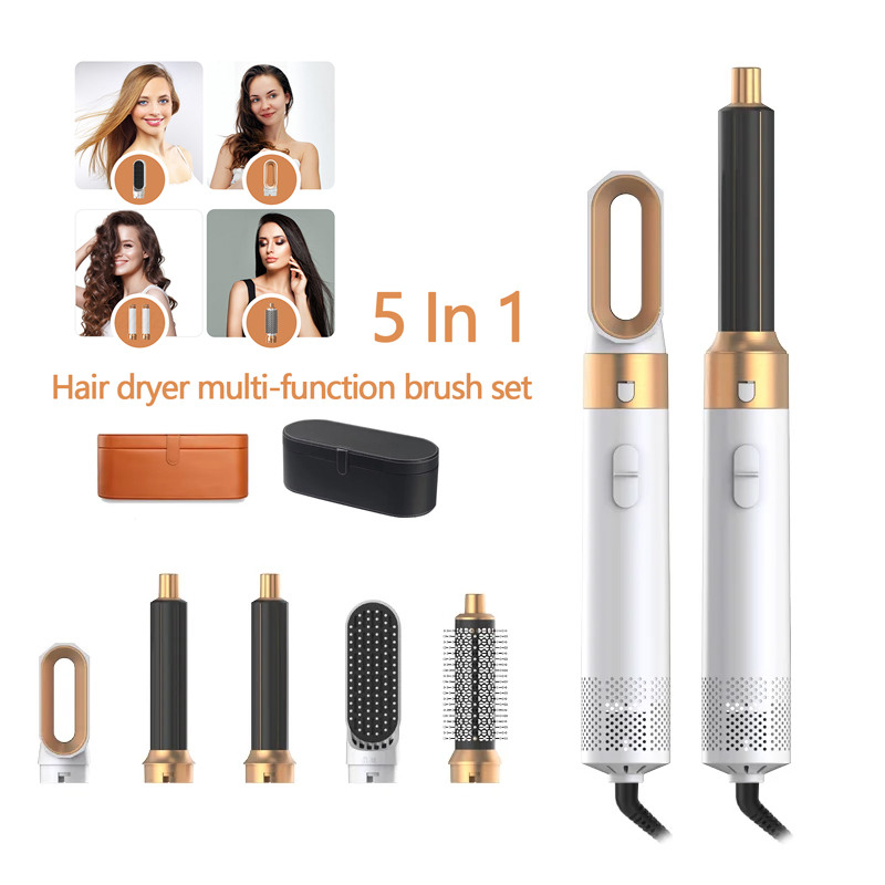 家庭用 5-in-1 熱風コームヘアドライヤーヘアアイロンストレートアイロン美容師スタイリングツールとアクセサリー Dyso ギフト用