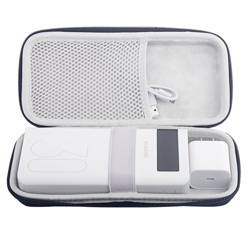 ZOPRORE パワーバンクハード EVA トラベルケース Romoss Sense 8 30000mAh ポータブル充電器ケースキャリングポーチ外部バッテリーバッグ