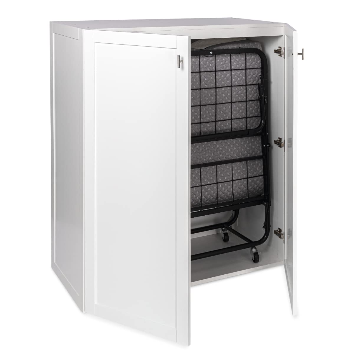 ディプロマット 折りたたみベッド 収納クローゼット マーフィーキャビネット 49x42.5インチ (ベッドは含まれません) カスタマイズ