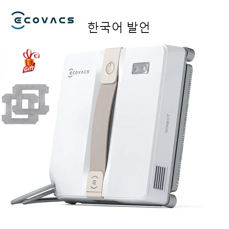 ECOVACS オリジナル WINBOT 空気ミニ窓掃除ロボット 8000Pa ガラス掃除機多用途 110 V-240 V 家庭用クリーニング機器