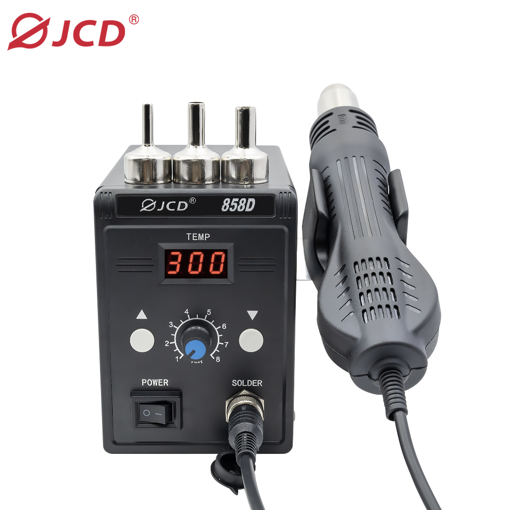 JCD ホットエアガン 858D 700 ワット BGA リワークはんだステーションはんだ付けヒートエアガンステーション 220 V/110 V SMD SMT 溶接修復ツール