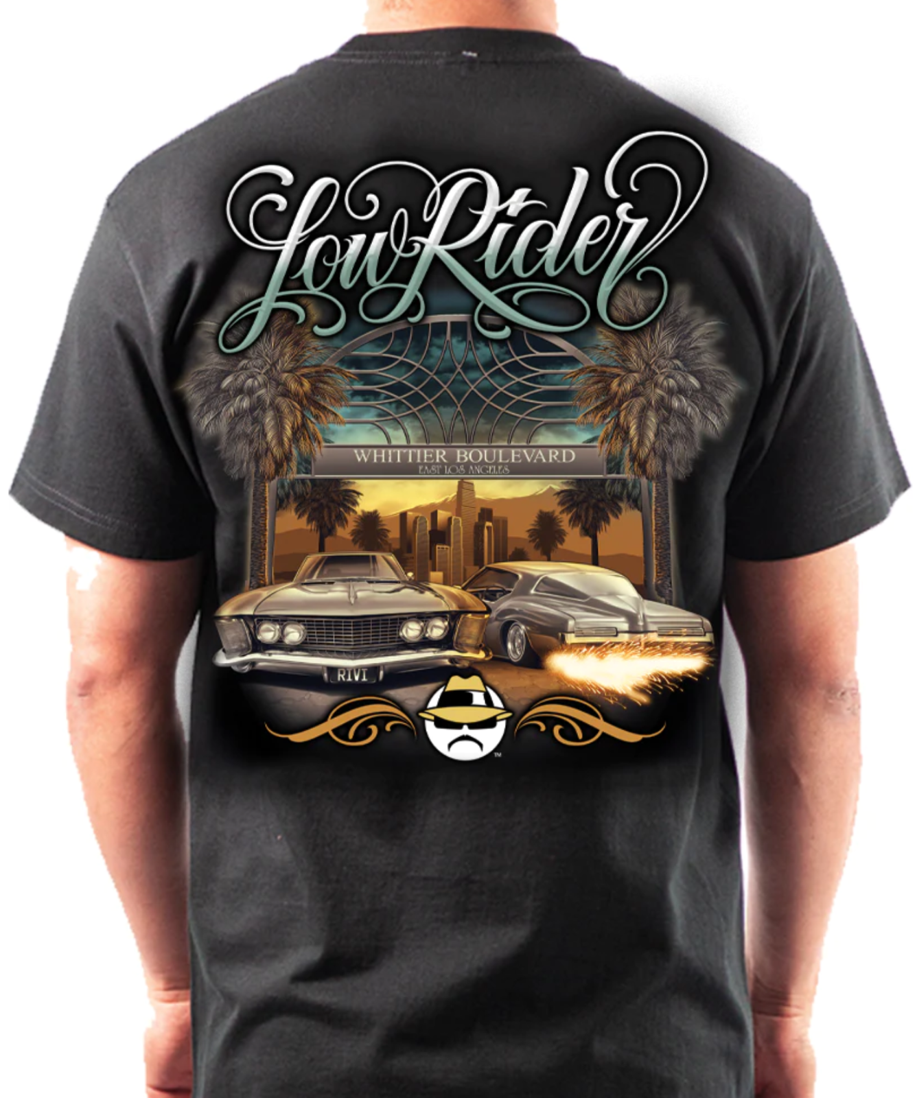 Lowrider Clothing Rivi 新しい T シャツ チカーノ カルチャー ハスラー Whittier Blvd