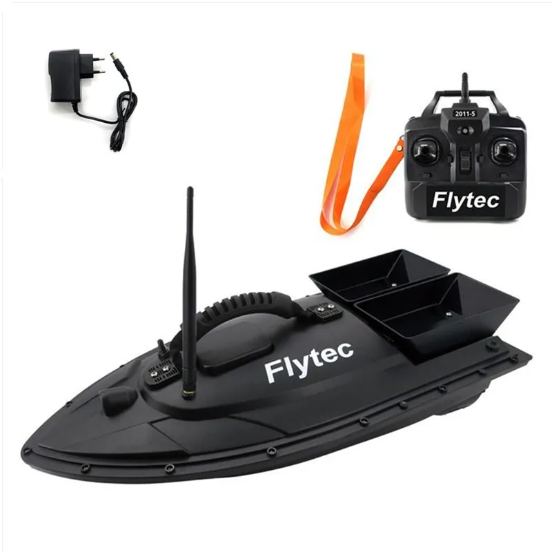 電動釣り餌 RC ボート 500 メートルリモート魚群探知機 5.4 キロ/h ダブルモーターおもちゃキット/RTR バージョン Flytec