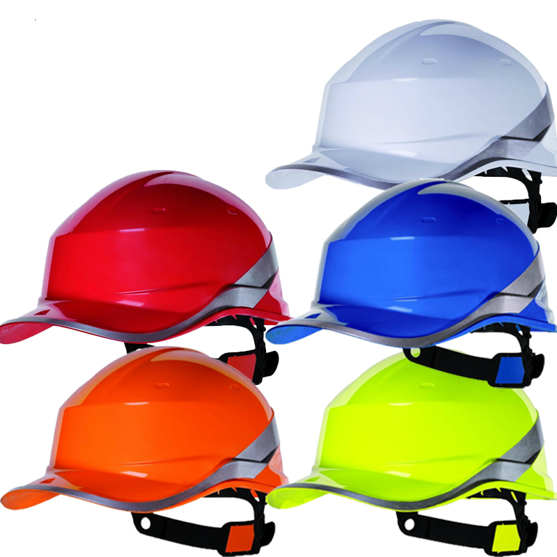 ダイヤモンド V ハードハット安全ヘルメット高 Hi Vis 野球リバーシブルステッカー帽子