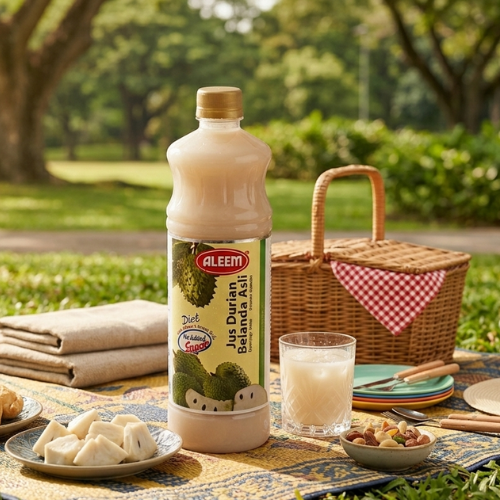 Natural Soursop Fruit Juice Beverage Stevia No Added Sugar Ready Drink Tropical 1L Bottle ODM 12 Months Shelf Life Room Temp