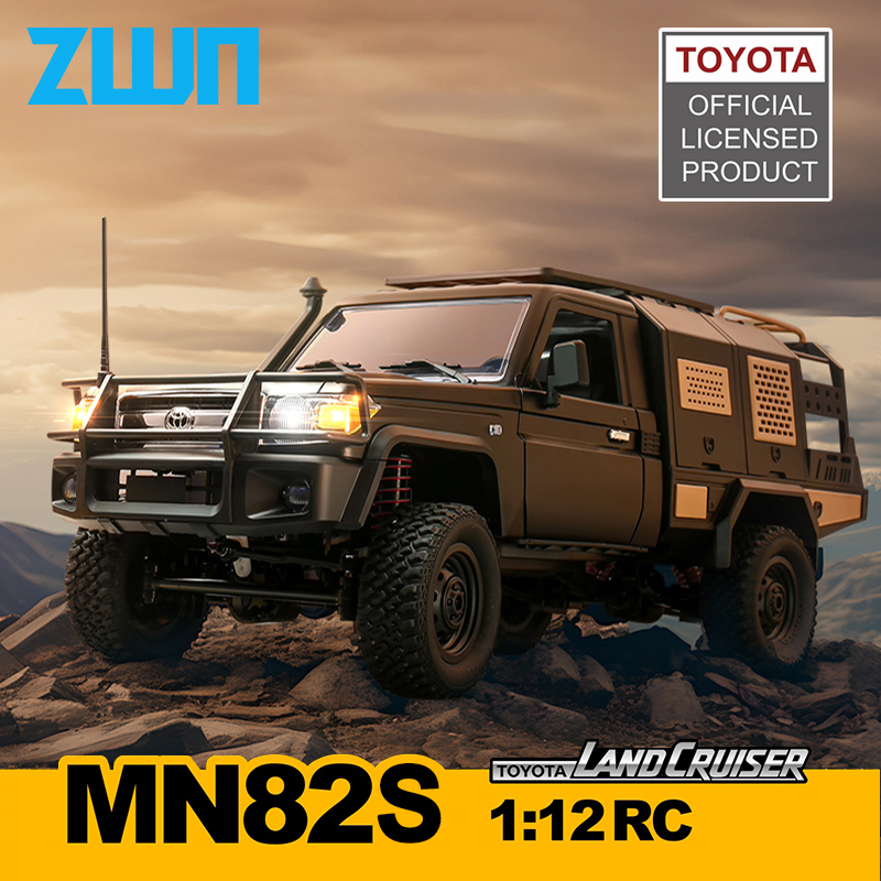 ZWN MN82 MN82S LC79 1/12 フルスケール RC ピックアップショートトラック 4WD リモートコントロールクライミングオフロード車のおもちゃ子供のためのクリスマスギフト