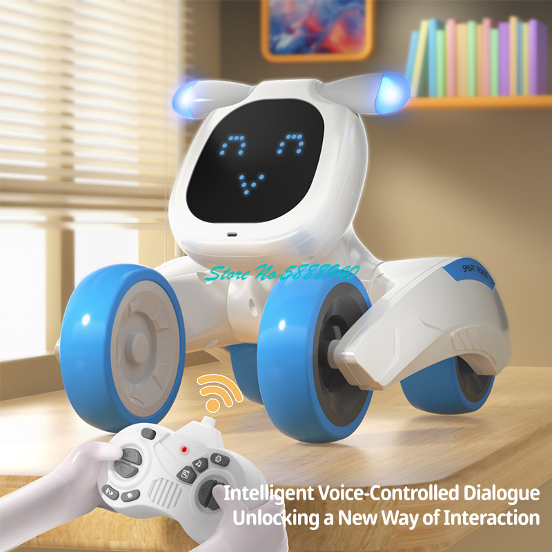 スマートAIテクノロジーリモートコントロールロボットドッグ2.4Gウォーク