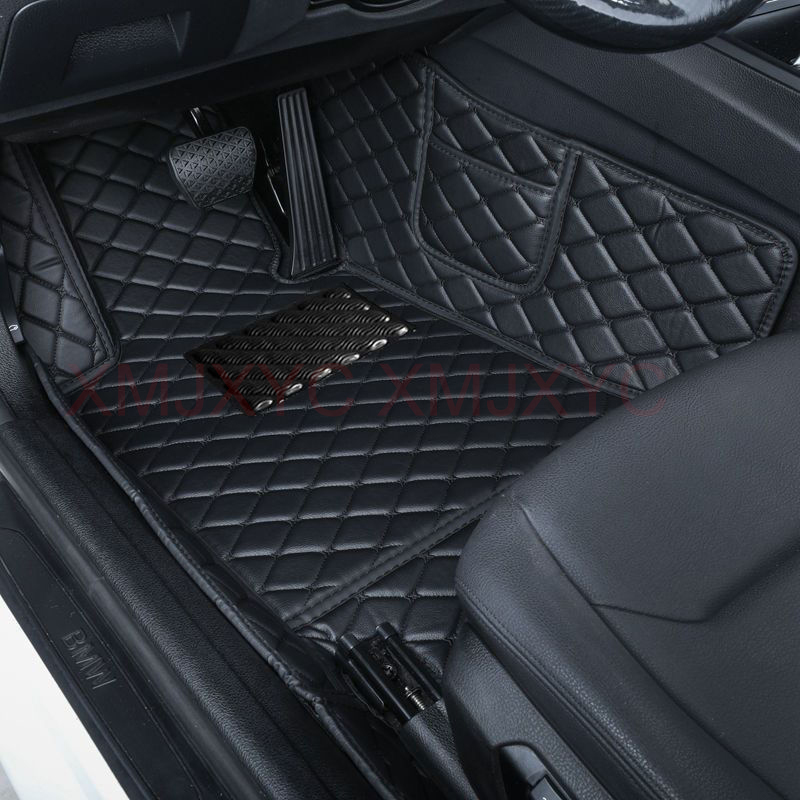 人工皮革カスタムカーフロアマット BMW 4 シリーズ F32 クーペ F33 コンバーチブル F36 グランクーペ インテリア アクセサリーの詳細
