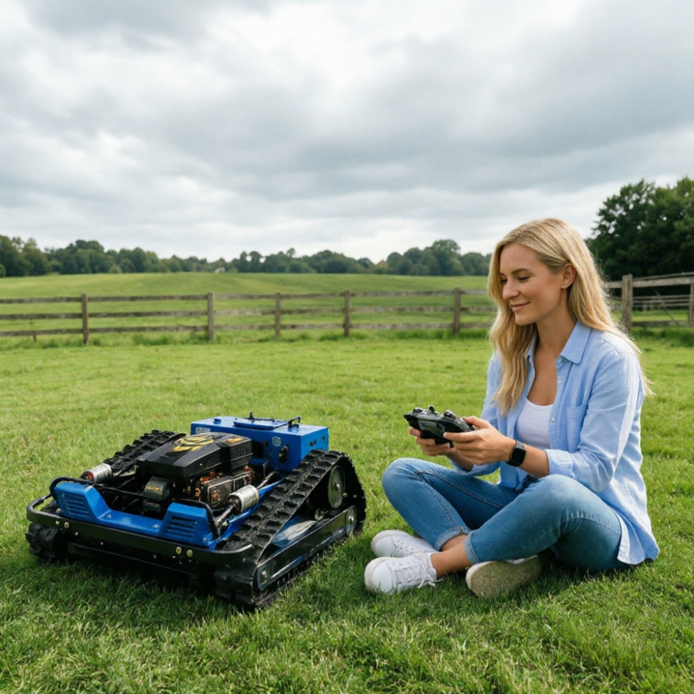 Customization Small Self-Propelled Mower Tracked Simple CE/EPA Certified Lawn Prune Agri All-Terrain Farm