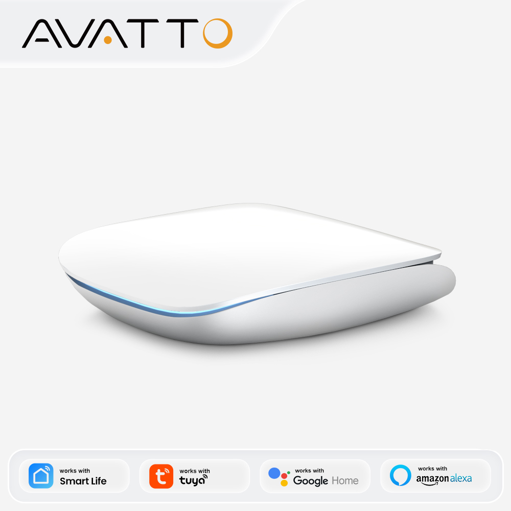 AVATTO スマート ゲートウェイ ハブ、ZigBee/BLE マルチモデル スマート ホーム ブリッジ ワイヤレス リモート コントローラー サポート Tuya Alexa Google Home