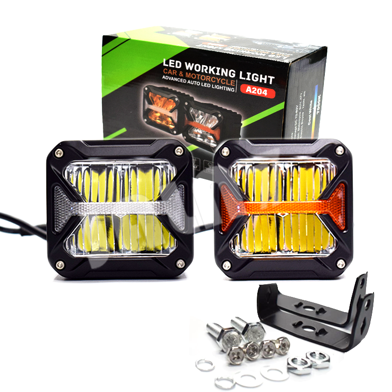 2pc 3 インチ LED ライトポッド ATV UVT スポットライト 86 ワット車 MOTO オフロード運転ヘッドライト洪水トラック作業ランプ DRL 12V 24V