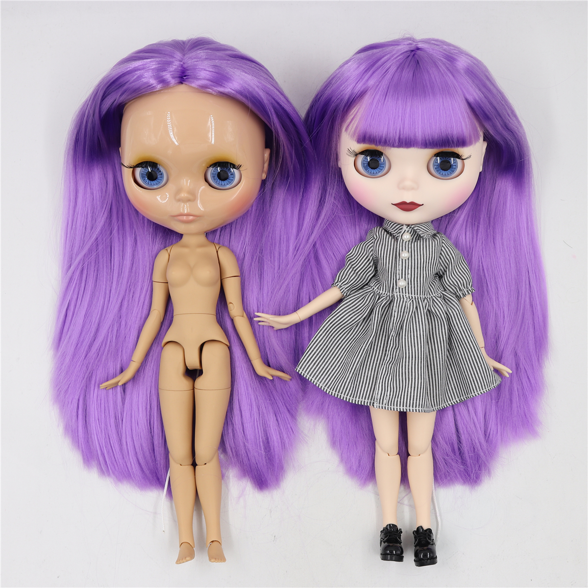 ICY DBS ブライス人形 30 センチメートル 1/6 BJD おもちゃジョイントボディ紫髪特別セール販売中