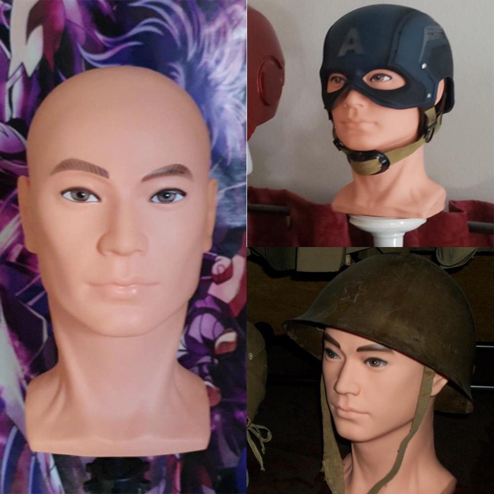 ハゲマネキンヘッドショルダー女性マネキンヘッドかつら作成帽子ディスプレイ美容マネキンヘッドメイクアップ練習用