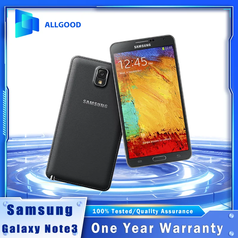 オリジナル Samsung Galaxy Note 3 N9005 4G 携帯電話 5.7 インチ 3GB RAM 16GB/32G ROM 携帯電話 13MP 2MP クアッドコア Andriod スマートフォン