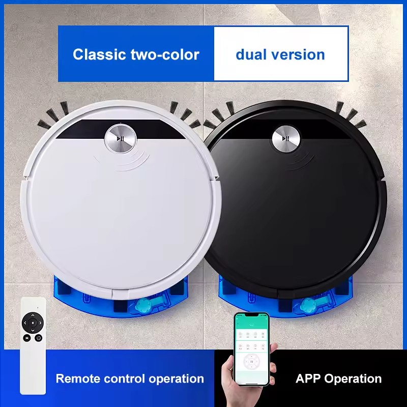 新しいアプリ制御掃除機ホーム大型ロボットウェットとドライスイープモップ床スマートロボット掃除機 2800Pa 吸引