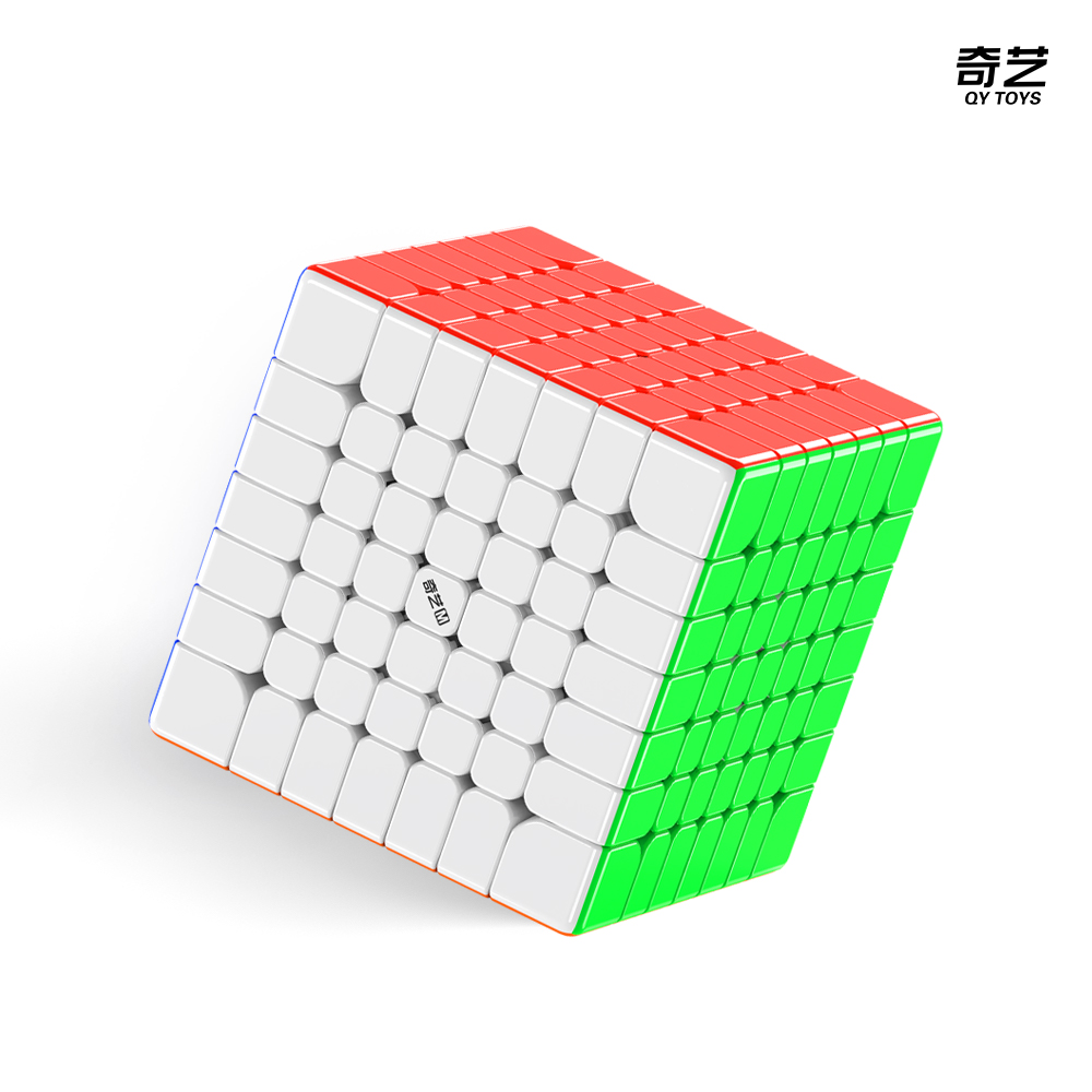 [JudyCube] Qiyi Warrior 7x7 磁気マジックキューブ ステッカーレス プロフェッショナル フィジェットトイ Qiyi 6x6x6 Warrior Cubo Magico パズル