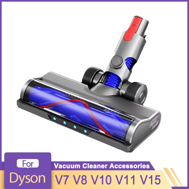 ダイソン V7 V8 V10 V11 V15 掃除機用ブラシヘ​​ッド ショートパイルカーペットおよび硬い床用 ダイレクトドライブヘッド