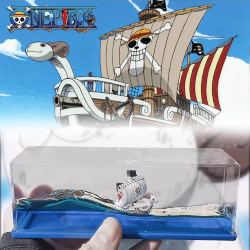 フローティングメリーボトルワンピースサウザンドサニー号バルコ流体ドリフトボトル 3d ボトルボトルゴーメリーボート家の装飾キッズギフト