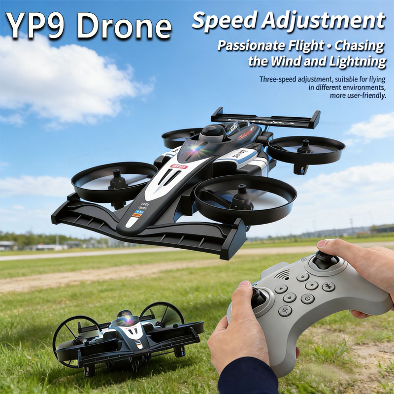 陸空デュアルモード クワッドコプター スタント ドリフト レーシング カー 2 in 1 航空機固定翼モデル航空機飛行ドローン クリスマス ギフト