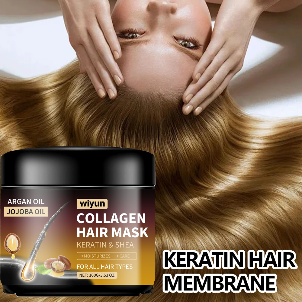ケラチンヘアマスク保湿コンディショナーソフトスムーズ縮れダメージヘアケア修復ダメージ毛復元シャインマスク