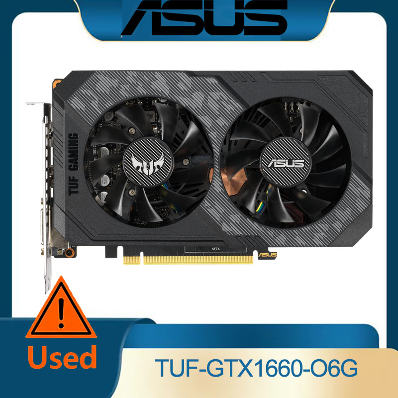 ASUS GTX1660 6GB TUF Gaming OC TUF-GTX1660-O6G GDDR5 PCI-E グラフィックカード