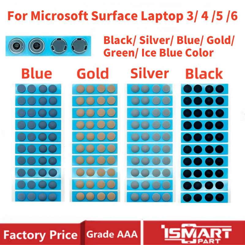 Microsoft Surface Laptop 3 4 5 6 用底面ケースゴム足 1872 1873 1868 1952 1867 1950 1958 2033 滑り止めケース足修理