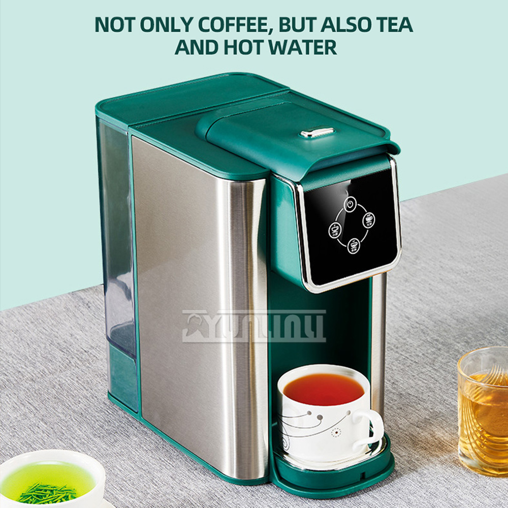 自動カプセルコーヒーマシン 3-in-1 コーヒーメーカー家庭用インテリジェントウォーターディスペンサー Cafeteira Capsula