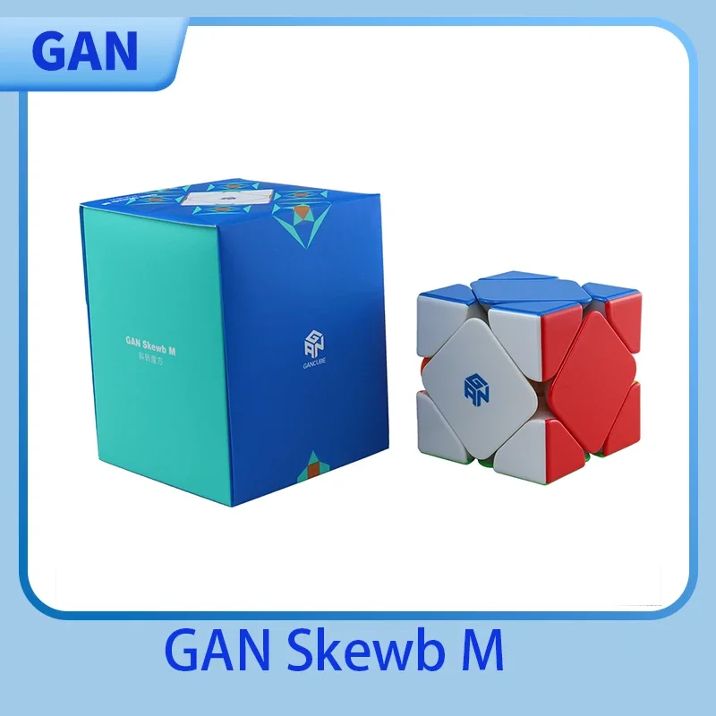 【JudyCube】GAN Skewb マグネティック (強化 UV コーティング) Magnetic Magic Speed Cube Professional Fidget Toys GAN Skewb Cubo Magico