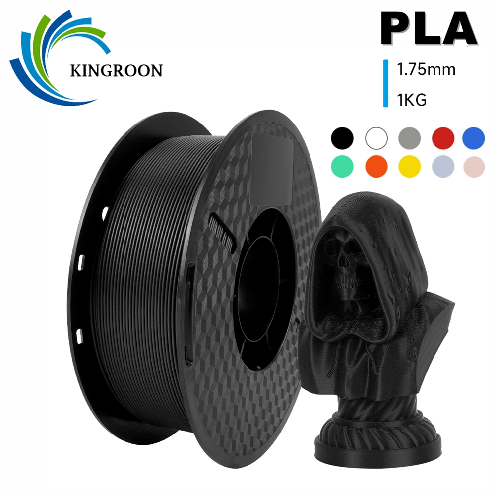 KINGROON 3D プリンター PLA フィラメント 1KG 1.75mm 高品質 3D プリント材料 分解性環境に優しいプラスチック 標準 1 ロール