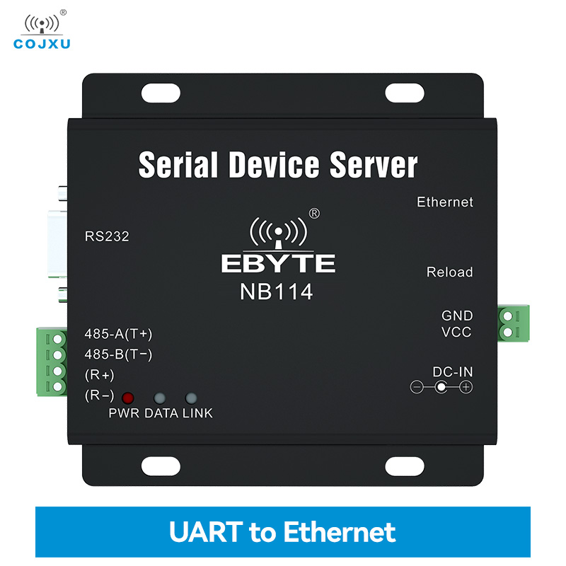 Cojxu NB114 UART シリアル ポート RS485/RS232/RS422 からイーサネット単一シリアル サーバー、RJ45 インターフェイス複数 Modbus ゲートウェイ モード