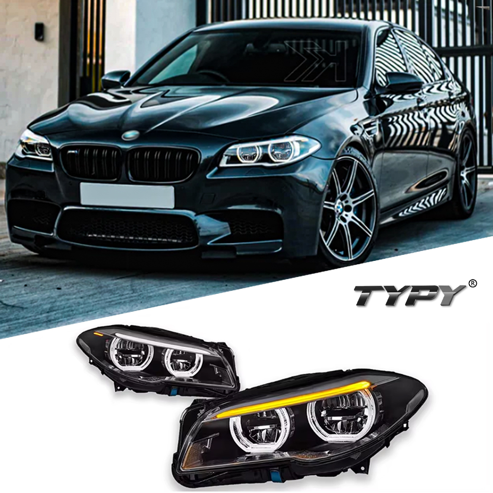 車のヘッドライト BMW 5 シリーズ F10 F18 ヘッドライト 2010-2016 アップグレード LED ヘッドランプダイナミックターンシグナルランプブレーキカーアクセサリー