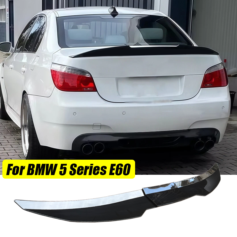 Bmw アクセサリー 5 シリーズ E60 E61 F10 G30 車のリアブーツトランクスポイラーリップウィングカモノハシ 3 個 ABS
