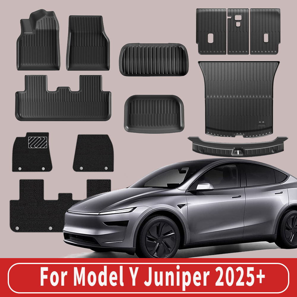 新しいテスラモデル Y 発売 2025 ジュニパー 2025 TPE フロアマット用