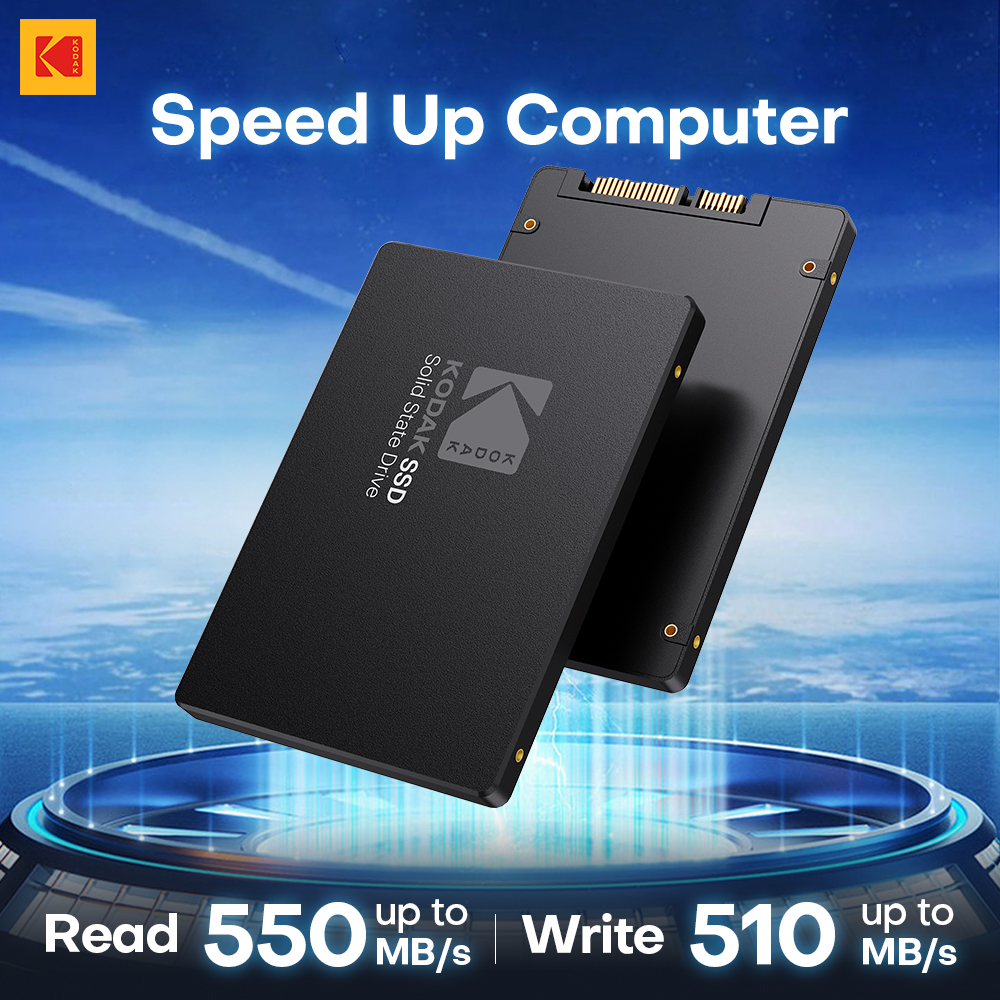 KODAK SSD SATA3 2.5 インチ 1TB 512GB 256GB 128GB 内部ソリッドステートドライブ 3D NAND デスクトップラップトップ PC 用 - 高速
