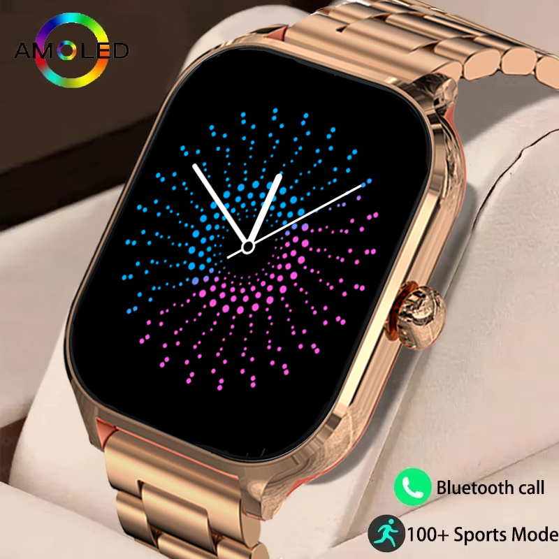 2025 新しいスマートウォッチ男性女性ギフト 2.01 ''フルタッチスクリーンスポーツフィットネストラッカースマートウォッチ男性 BT 通話デジタル Smarthwhatch