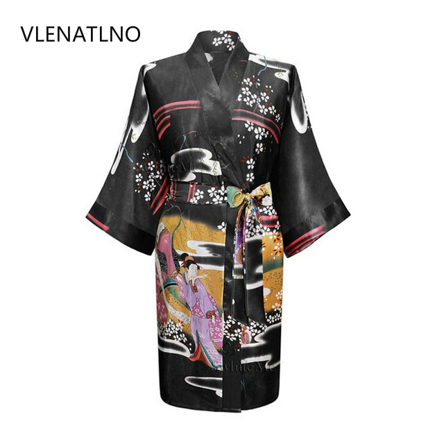 2016 シルク着物ローブ女性のためのサテンバスローブロングシルクローブブライドメイド Longue ファム女性ドレッシングガウンブライドメイドローブ