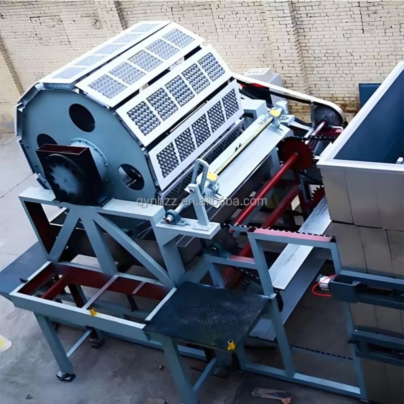 Customized Automatic Sugarcane Pulp Tray Forming Machine 1000-10000pcs/h Egg Tray Making Machine Paper Pulp Cup Carrier Tray