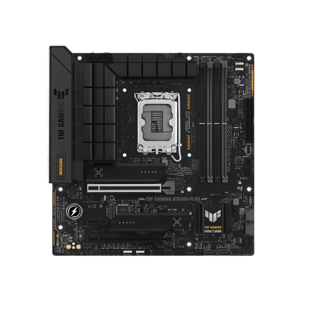 ASUS TUF GAMING B760M-PLUS マザーボード Intel B760 LGA 1700 サポート第 12 第 13 第 14 世代コア DDR5 マイクロ ATX ゲーミングメインボード
