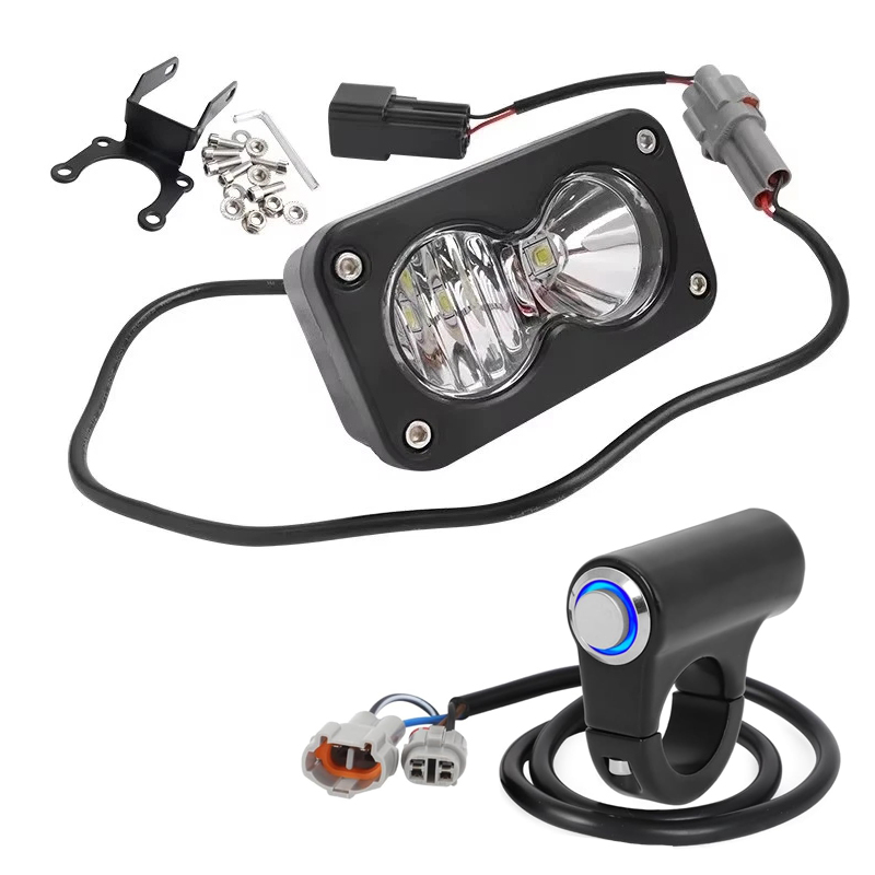 Sur-Ron セグウェイタラリアプラグアンドプレイ 20 ワット LED ヘッドライトスイッチスポットフラッドポッドコンボキット電動自転車 E-バイクスクーター Accessorie