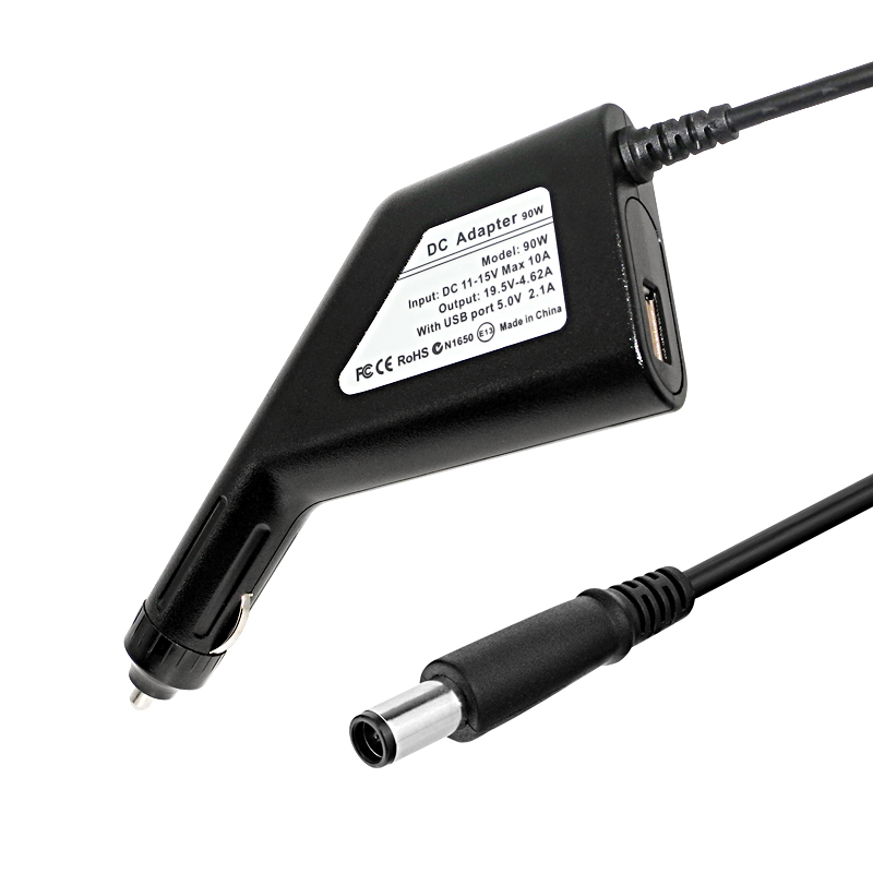 19.5V 4.62A 90W DC 車の充電器電源アダプタ Dell D505 D510 D610 D620 E5530 E5400 E6400 E6500 M70 Vostro 1014 1015 ラップトップ用