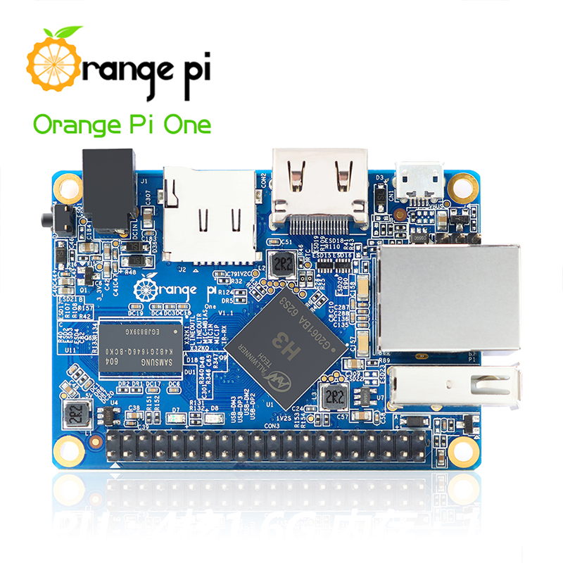 Orange Pi One 1GB RAM ミニ PC Allwinner H3 SoC DDR3 クアッドコア シングルボード コンピュータ サポート Android Linux OS 開発ボード