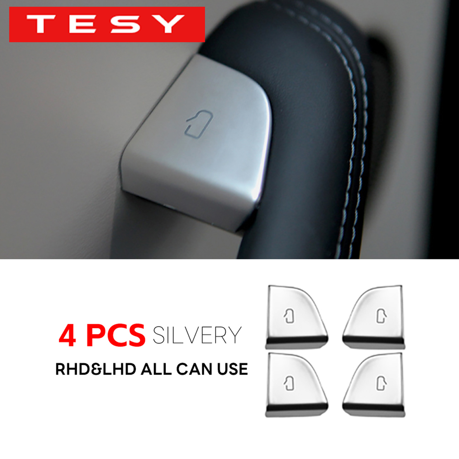 TESY テスラ新モデル YL Y ジュニパー発売モデル 3 ハイランドドアロックスイッチオープンボタンカバープロテクター