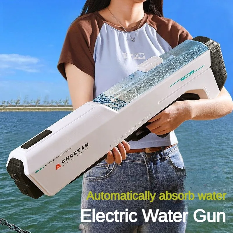 自動的に給水高圧電動水鉄砲のおもちゃ子供のための夏の屋外プールファイトゲーム子供水のおもちゃギフト