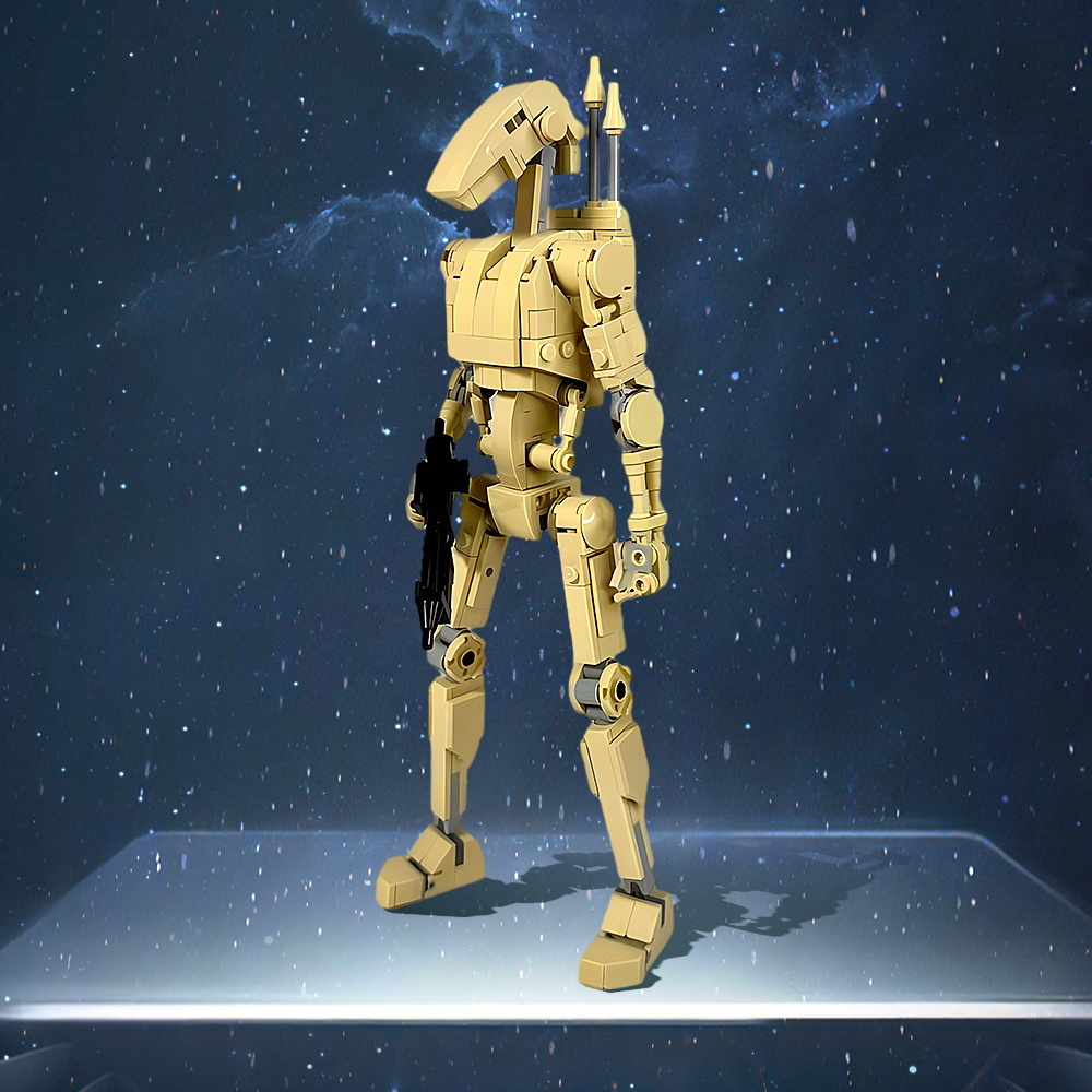 367 個 MOC-168210 宇宙戦争 B1 バトルドロイドビルディングブロックロボットエイリアンモデルレンガ組み立てるおもちゃクリエイティブ子供のギフト